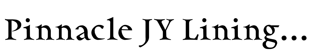 Pinnacle JY Lining Bold